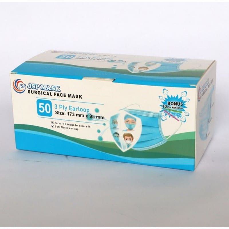 GROSIR MURAH - Masker JSP (Free 10 Konektor tiap box)