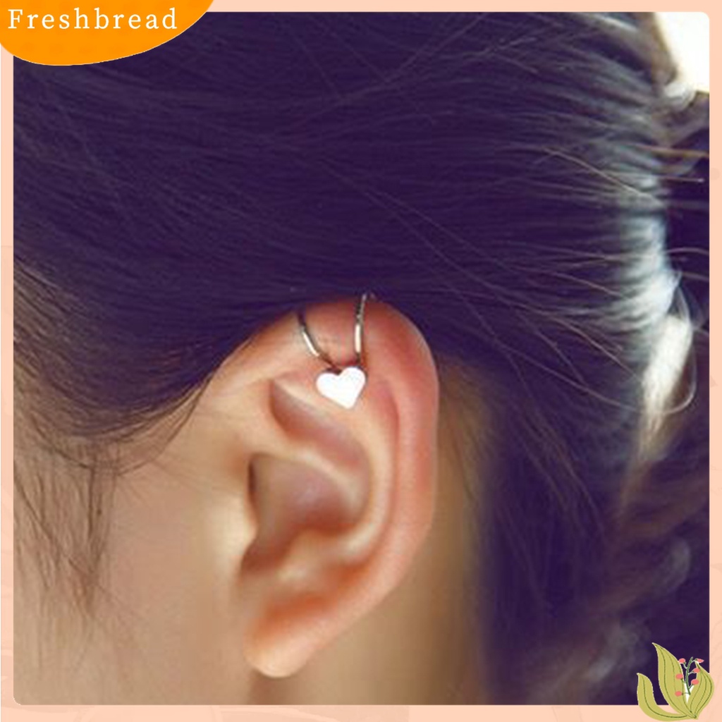 Fresh| 2pcs Anting Bentuk U Desain Bintang Untuk Wanita