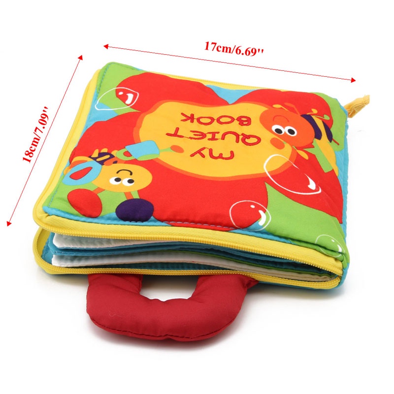 Mary Baby Cloth Book Sensory Toy Pusat Aktivitas Mengajar Paud Mainan Interaktif