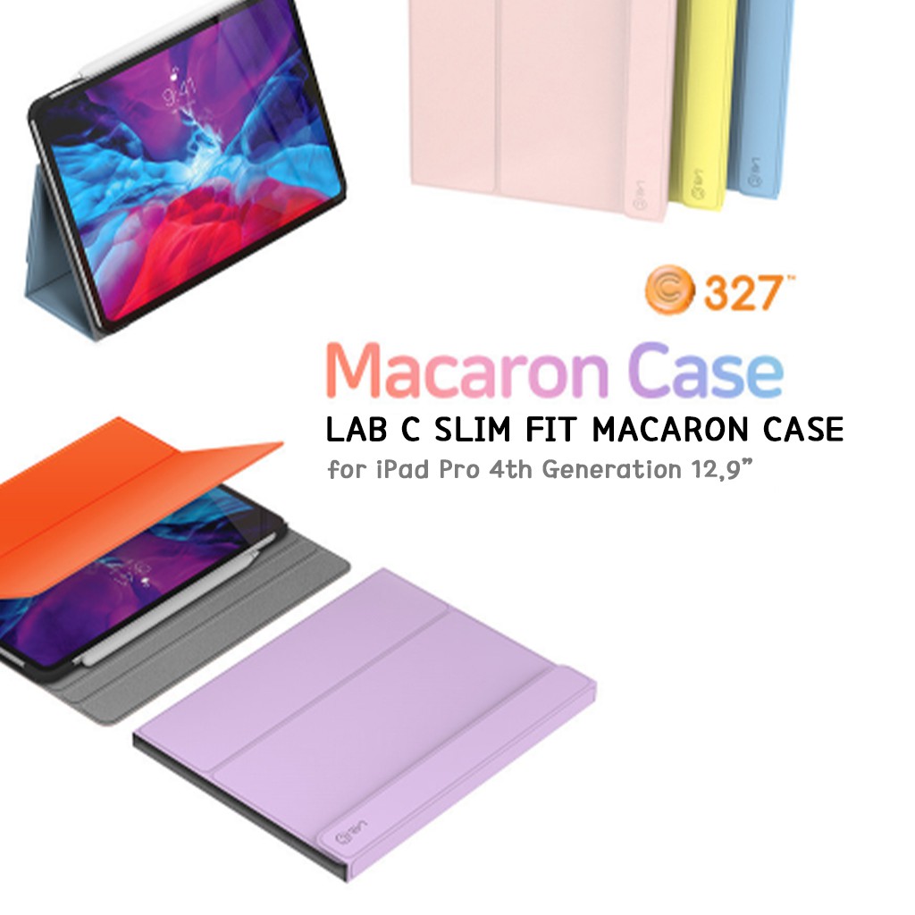 Lab C Apple Ipad Pro Macaron Smart Cover Case Shopee Indonesia