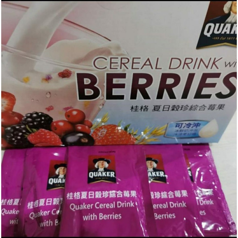 

Quaker Cereal Drink with Berries Instant (import)