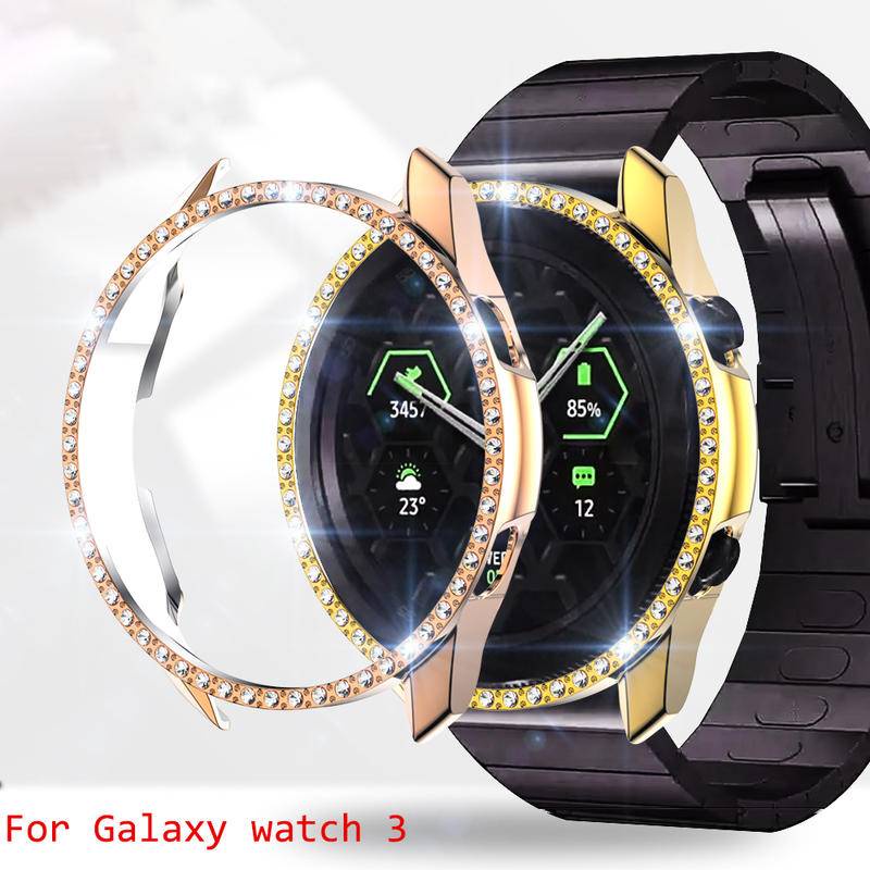 Case Pelindung Layar Full Cover Bumper HD 40mm 41mm 42mm 44mm 45mm 46mm Untuk Samsung Galaxy Watch 3 46mm Active 2 40mm 44mm S3