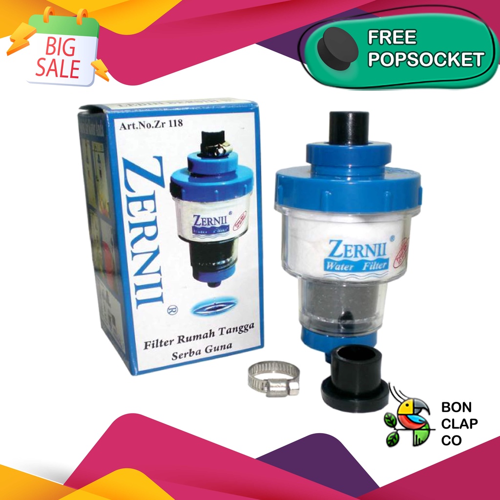 Alat Penjernih Air Zernii Water Filter Saringan Air Filter Air Saringan Kran Air Penyaring Air