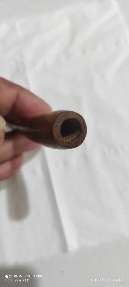 Pipa Rokok Kerajinan Tangan Kayu Kelor Emas (allwi Store)