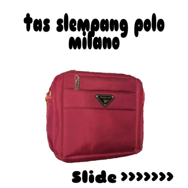 Tas slempang pria polo milano