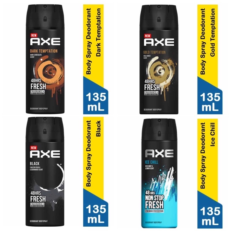 AXE Bodyspray 135 ml All Varian - Parfum Pria Axe #UNI