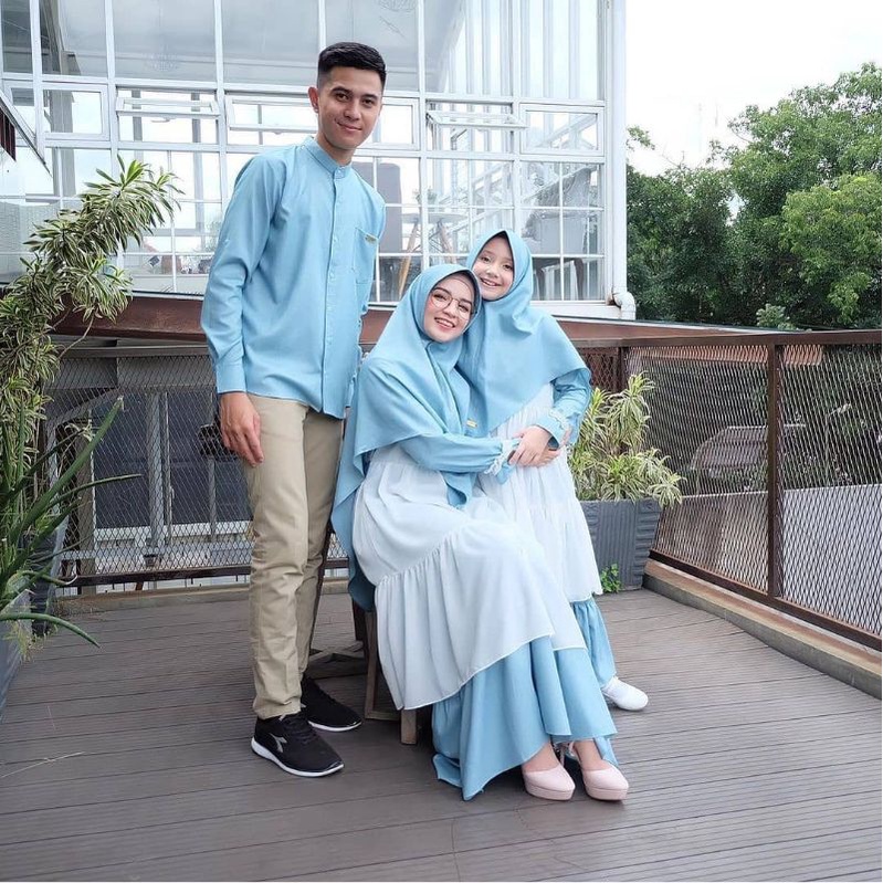 model baju couple keluarga baju couple lebaran baju couple 2021 periwinkle lilac