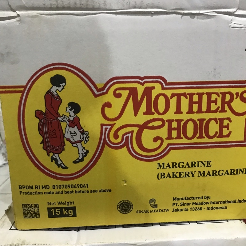 

(E-14) Margarin mothers choice mother choice repack 250 gram