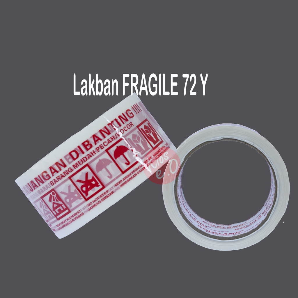 

Lakban fragile 72y godland merah putih