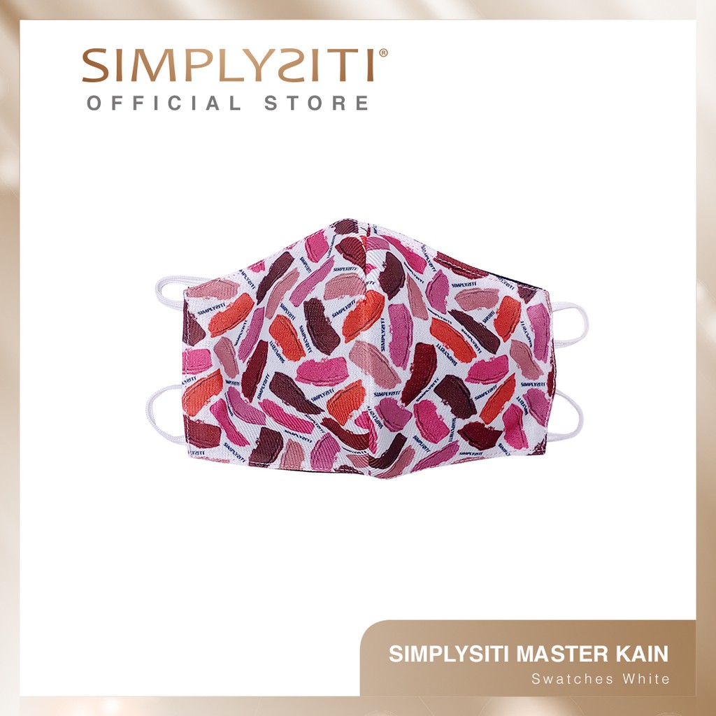 Simplysiti Masker Kain Swatches White 004