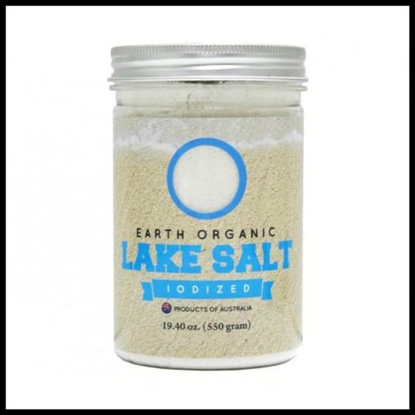 

EARTH LIVING ORGANIC LAKE SALT IODIZED 550g