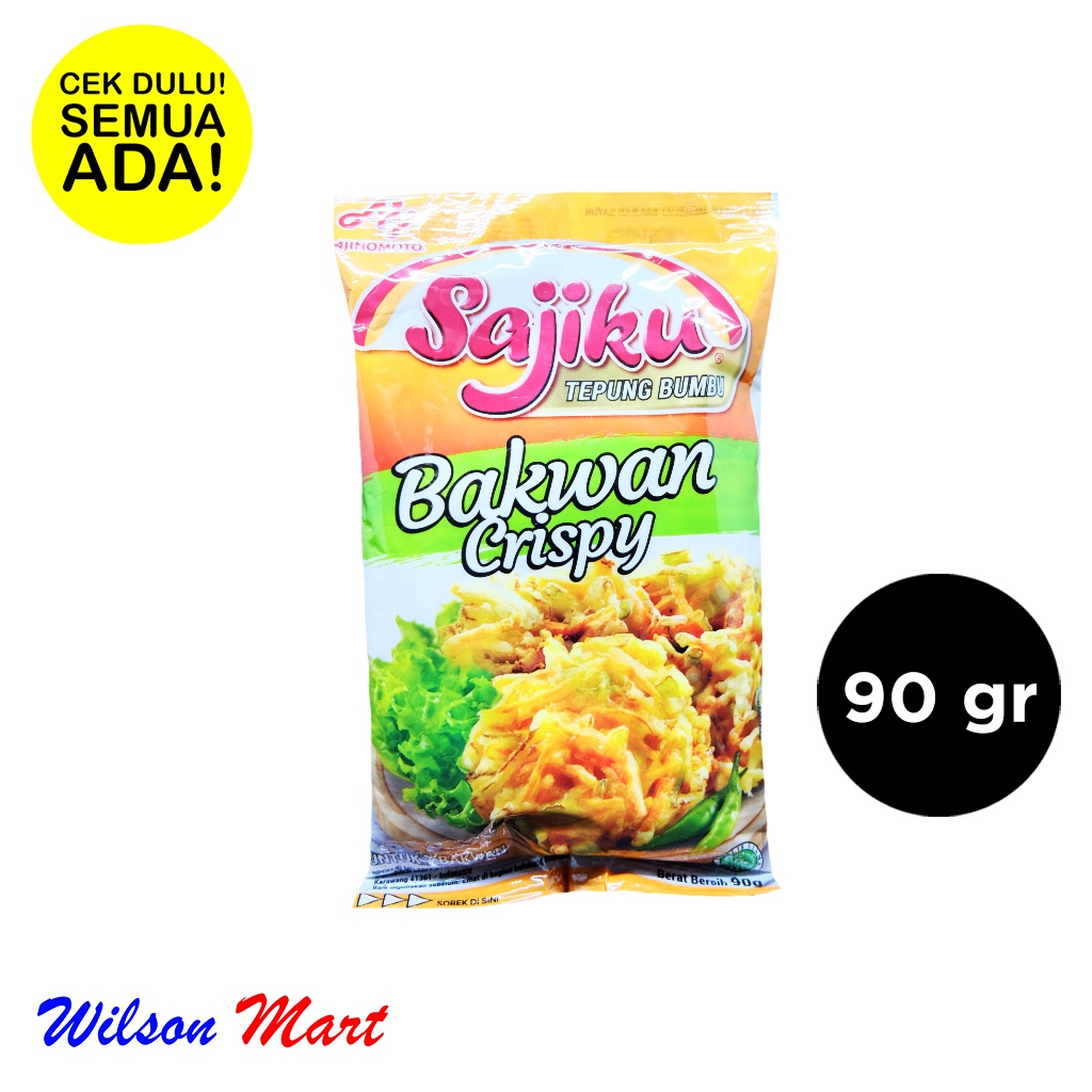 

SAJIKU TEPUNG BUMBU BAKWAN CRISPY 90 GRAM