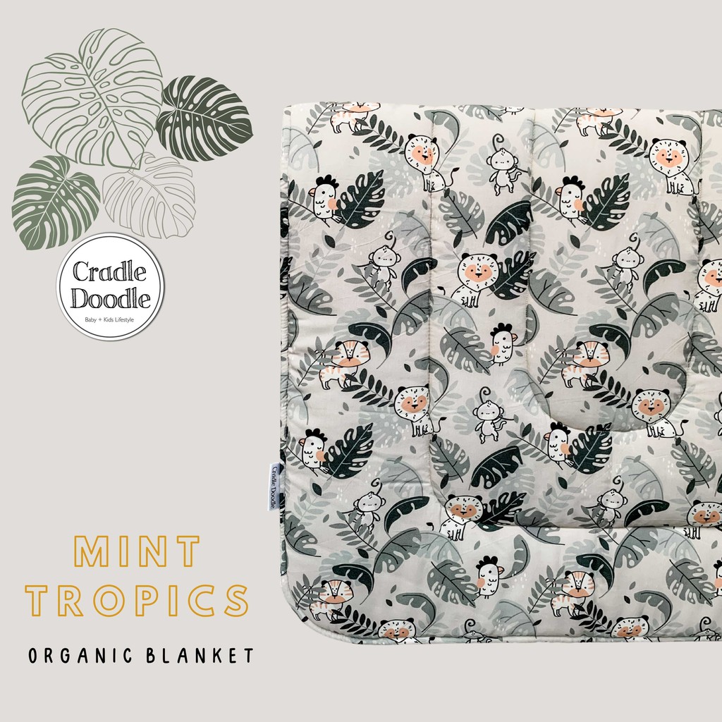 Kids Blanket Mint Tropics Shopee Indonesia Kids Blanket Mint Tropics Shopee Indonesia