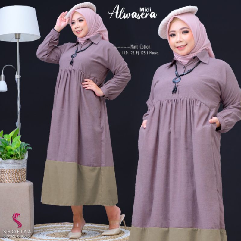 Alwasera Midi Jumbo by Shofiya / Midi Best Seller / Solo
