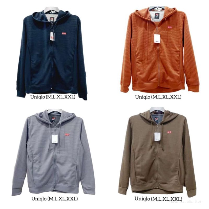 UNIQLO JAKET ZIPPER HOODIE / JAKET ZIPPER / JAKET UNIQLO / JAKET HOODIE
