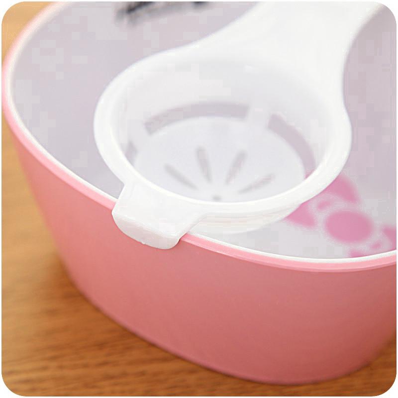 Eco Friendly Bakeware Gadget Egg Yolk Separator / Mini Egg Sieve Device  Kitchen Accessories