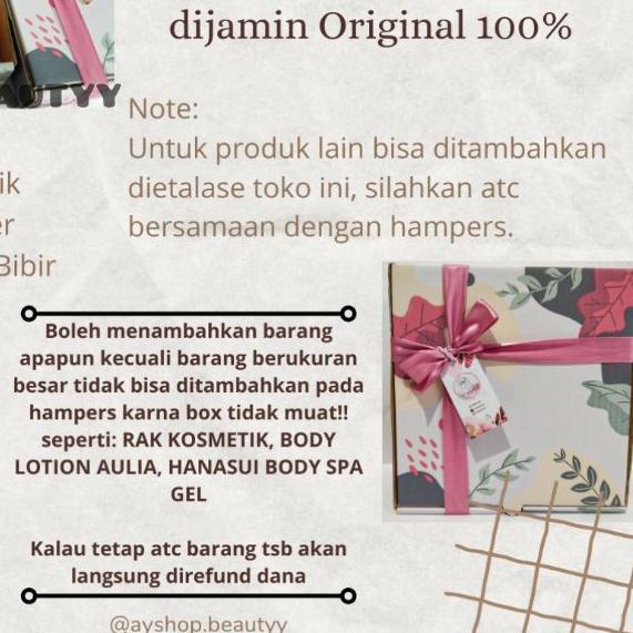 (1KG) BEBAS REQUEST Hampers Scarlett Whitening / Gift Box Scarlett Whitening / Kado Ulang Tahun