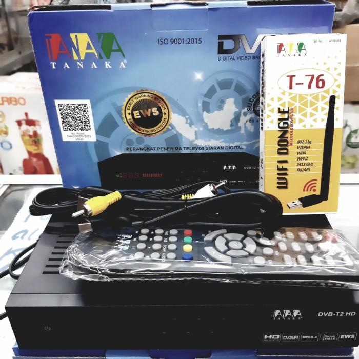 Set Top Box Tanaka Dvb T2 + Antena Wifi Promo