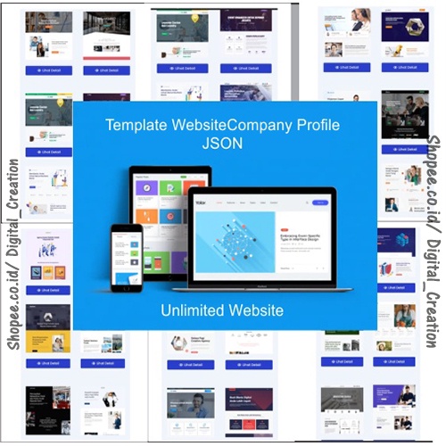 Template JSON Website Company Profile | Website Profile Diri