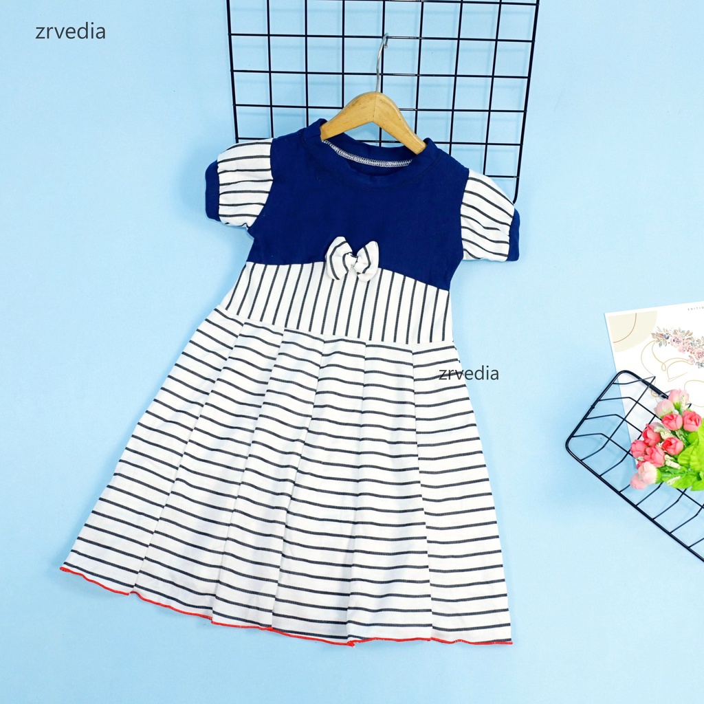 Dress Kelly uk Bayi - 6 Tahun / Dres Pesta Murah Baju Balita Perempuan Harian Gaun Anak Cewek Grosir