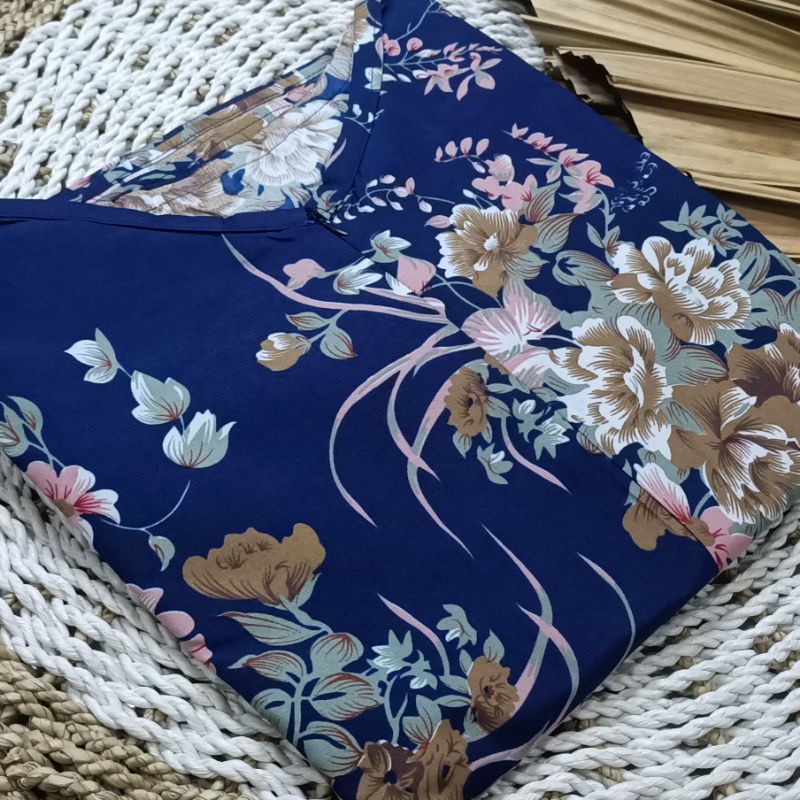 GAMIS KATUN JUMBO JEPANG MOTIF SUNRISE RASTI ETNIK RETRO POLKADOT VINTAGE MAYUNG BUSUI GAMIS SUNRISE-M-03