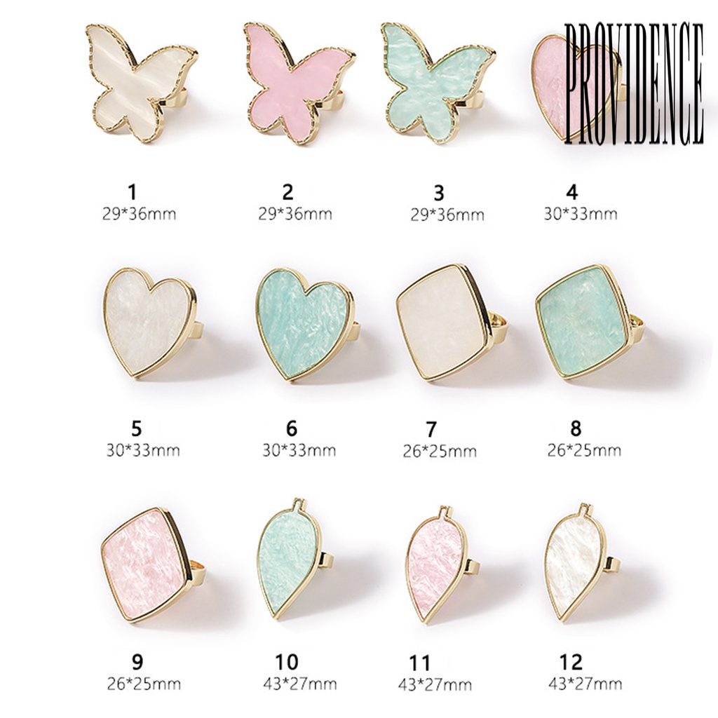 Providence Cincin Palet Campur Warna Kutek / Foundation Universal Mudah Dibersihkan Untuk Nail Art