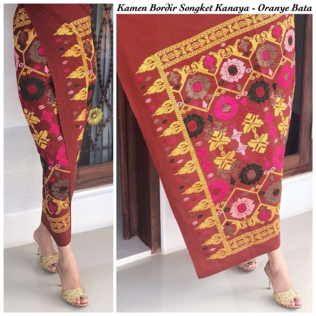 Kamen bordir songket kanaya