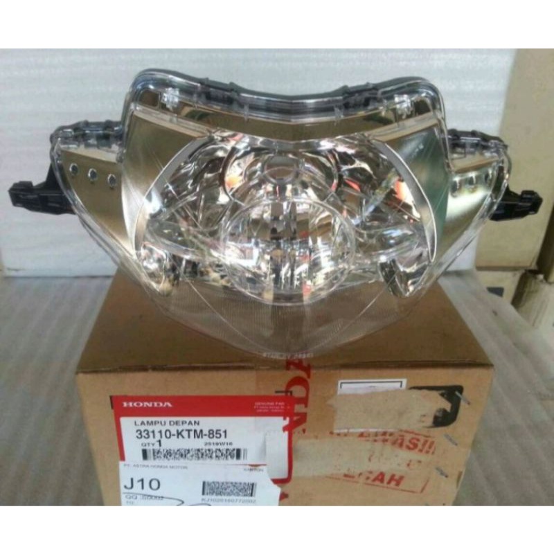 Reflektor Lampu Depan Only Honda Supra X 125 Lama (dop 1) 33110 KTM 851 Ori