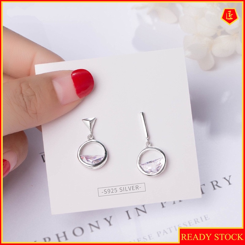 [Ready Stock]Fairy Simple Waterfall Spring Stud Earrings Artistic Retro