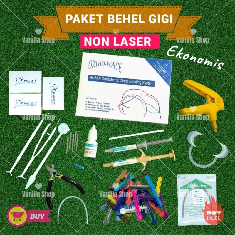 Behel Gigi Asli - Paket Lengkap Alat Behel Non Laser Diskon!