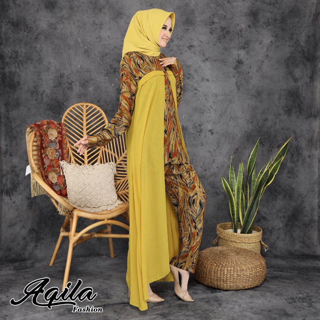 Canitk Sett / Setelan Baju Wanita / Setelan Rayon / Rayon Premium Import / One Set Rayon