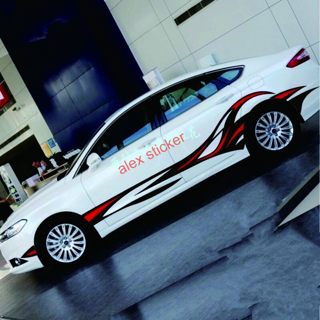 STIKER STICKER TRIBAL MOBIL TOYOTA SEDAN CIVIC COROLLA CAMRY VIOS