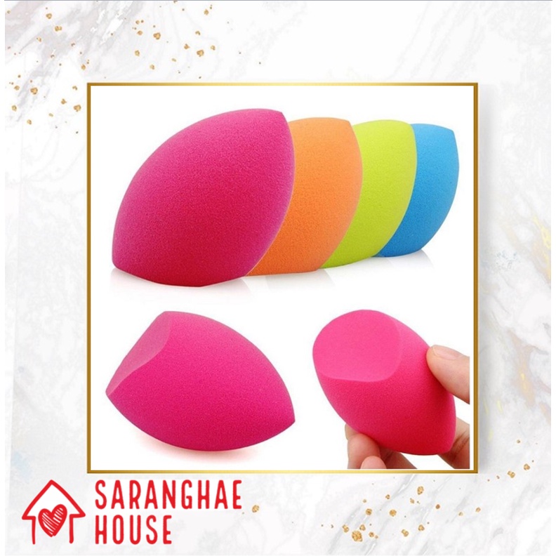 Jual SARANGHAE HOUSE SPONS SPONGE MIRING BESAR BLENDER MINI MAKE UP