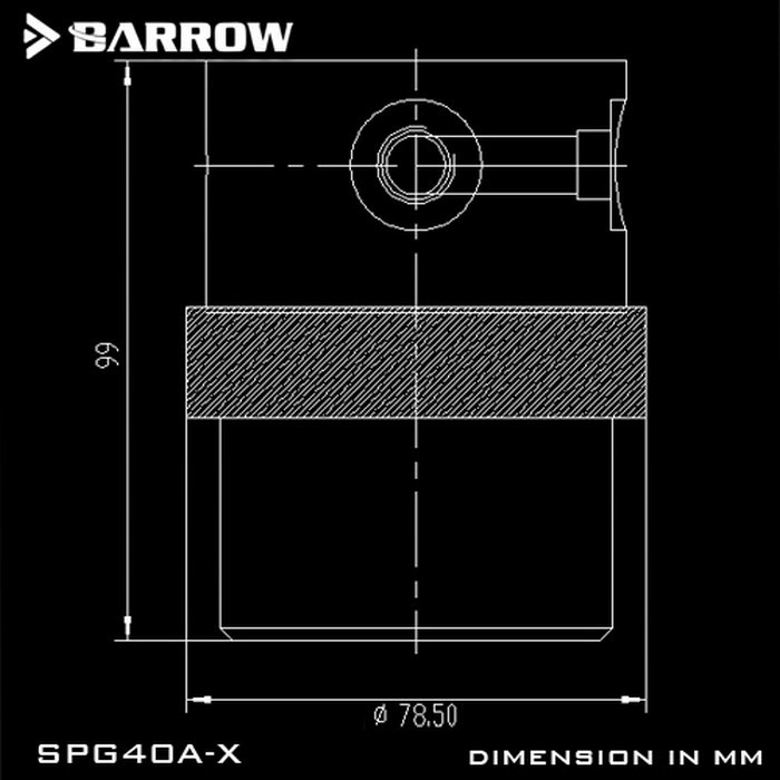 BARROW SPG40A-X High Flow PWM 18W D5 Pump