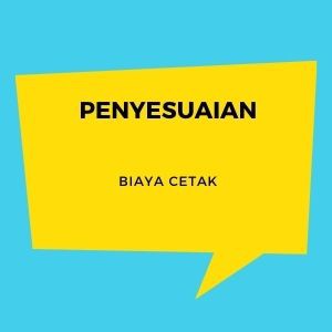 Biaya tambahan cetak