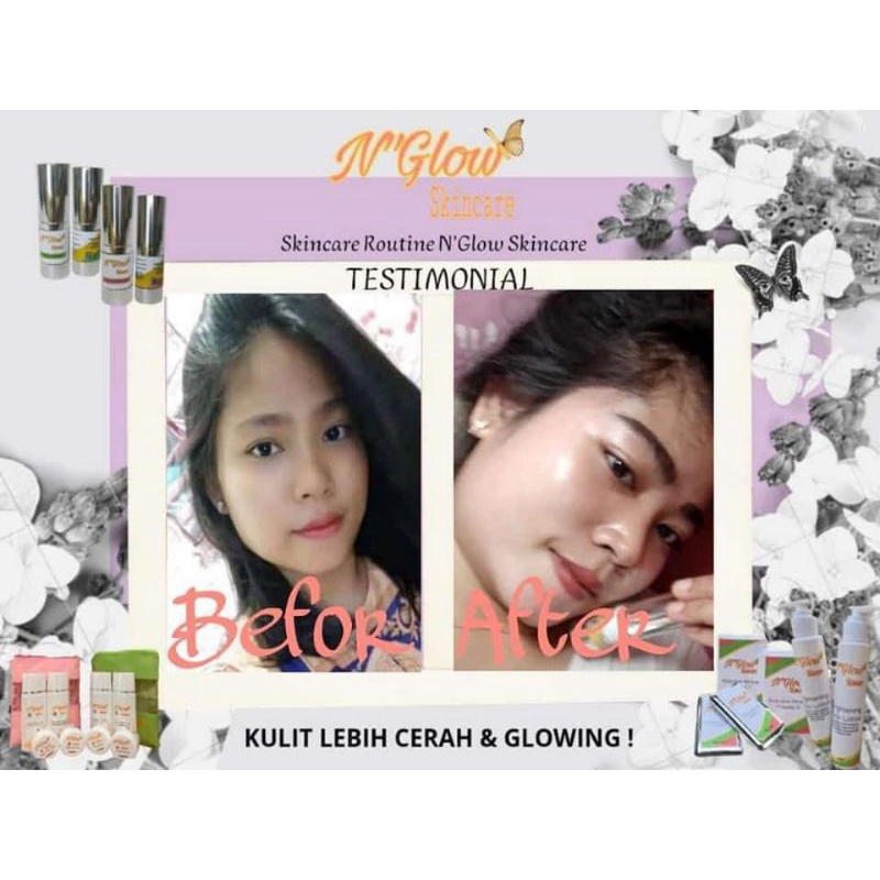 Serum N'Glow Skincare Pemutih Wajah 100% BPOM ORI Aman Terampuh