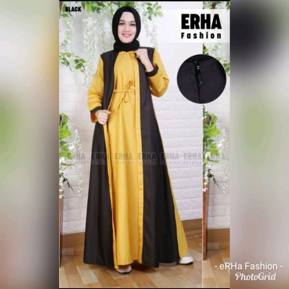 SALE Gamis dress muslim sabyan wolfis erha fashion