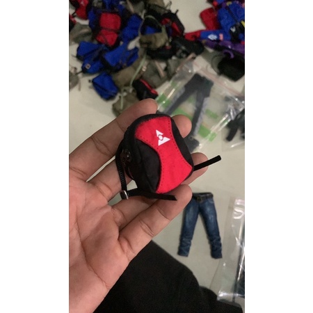 Kitbash 1/12 Tas Punggung Merah hitam SHF Figma