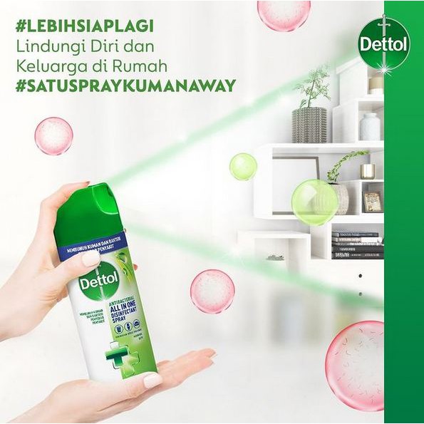 ORIGINAL Dettol Disinfectant Spray 450ml / Dettol Desinfektan Spray / HELLOMARTID