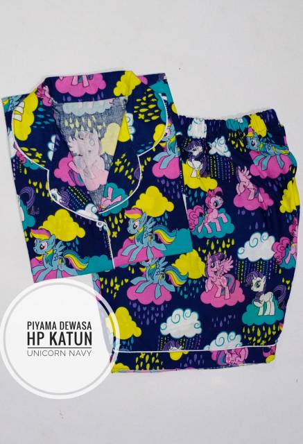 piyama couple ibu anak motif KD nevi