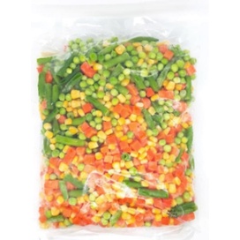 

Vegetables Mix 4 Way Frozen / Sayur Buncis Jagung Kacang Polong Wortel