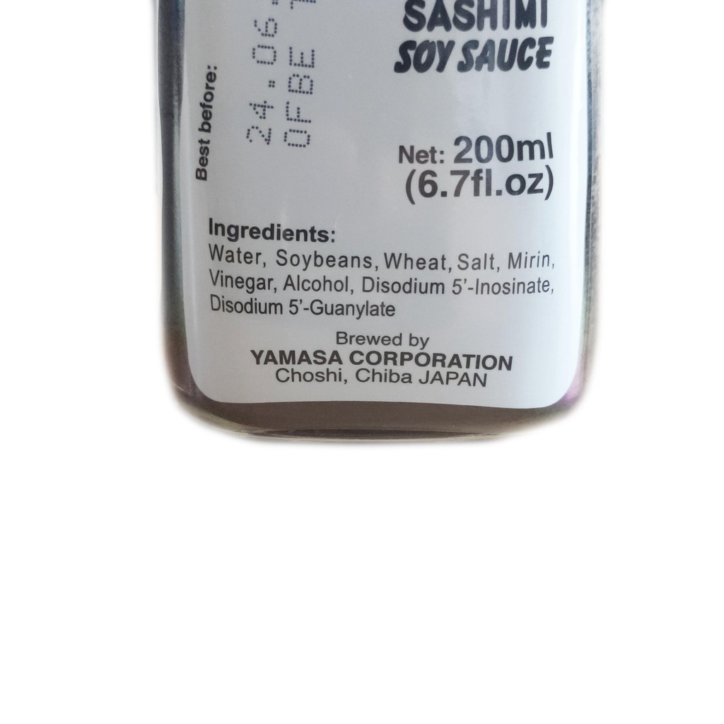 YAMASA SASHIMI SOY SAUCE 200 ML - SAUS KECAP ASIN YAMASA IMPORT