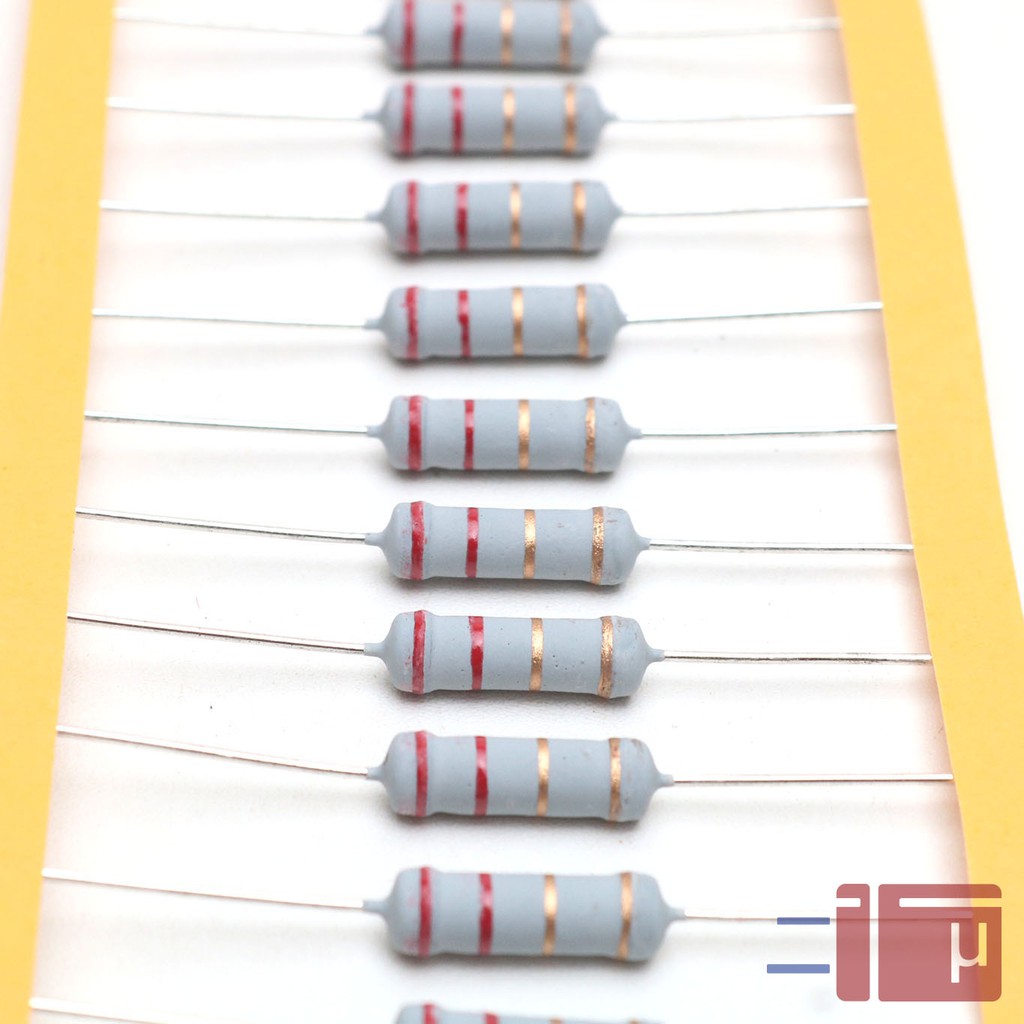 Resistor 120R 120 Ohm 2W Metal Oxide 5% Taiwan Kaki Tembaga