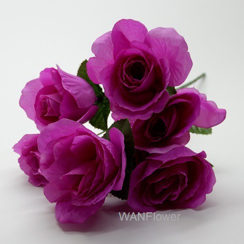 WANFLOWER Bunga Mawar Jepang X7 * UNGU