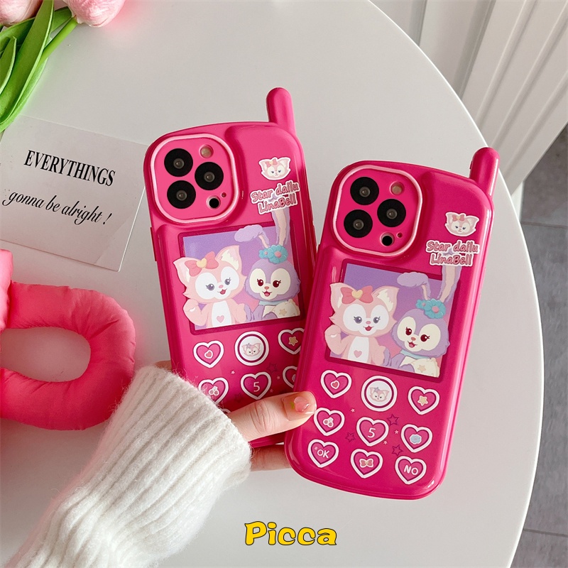 Soft Case Desain Kartun Disney LinaBell StellaLou Untuk IPhone 11 XR 11 12 13 Pro MAX 7 8 Plus X XS MAX