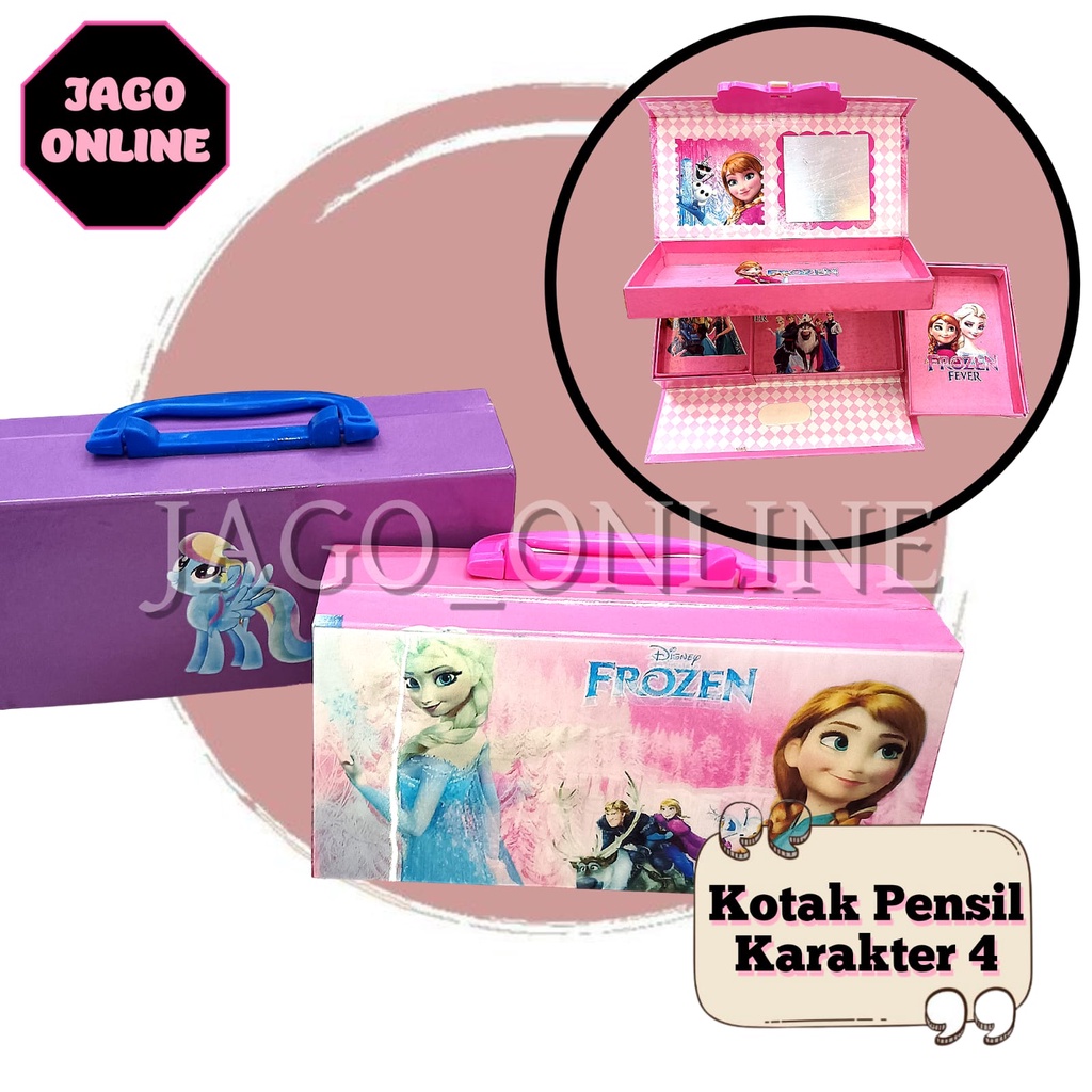 

Peralatan Alat Tulis Anak Sekolah Tempat Pensil Kotak Karakter Lengkap
