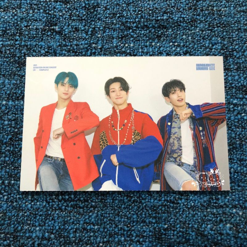 seventeen incomplete dvd bluray / blu-ray accordion postcard photocard 97line the8 mingyu dk