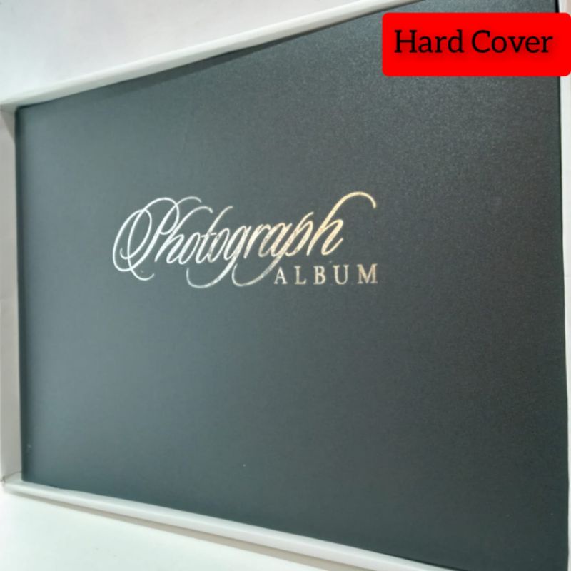 [ COD PROMO ] BUKU ALBUM FOTO WEDDING LANDSCAPE BLACK MAGNETIC PEREKAT 4R 5R 8R 10R + FREE BOX