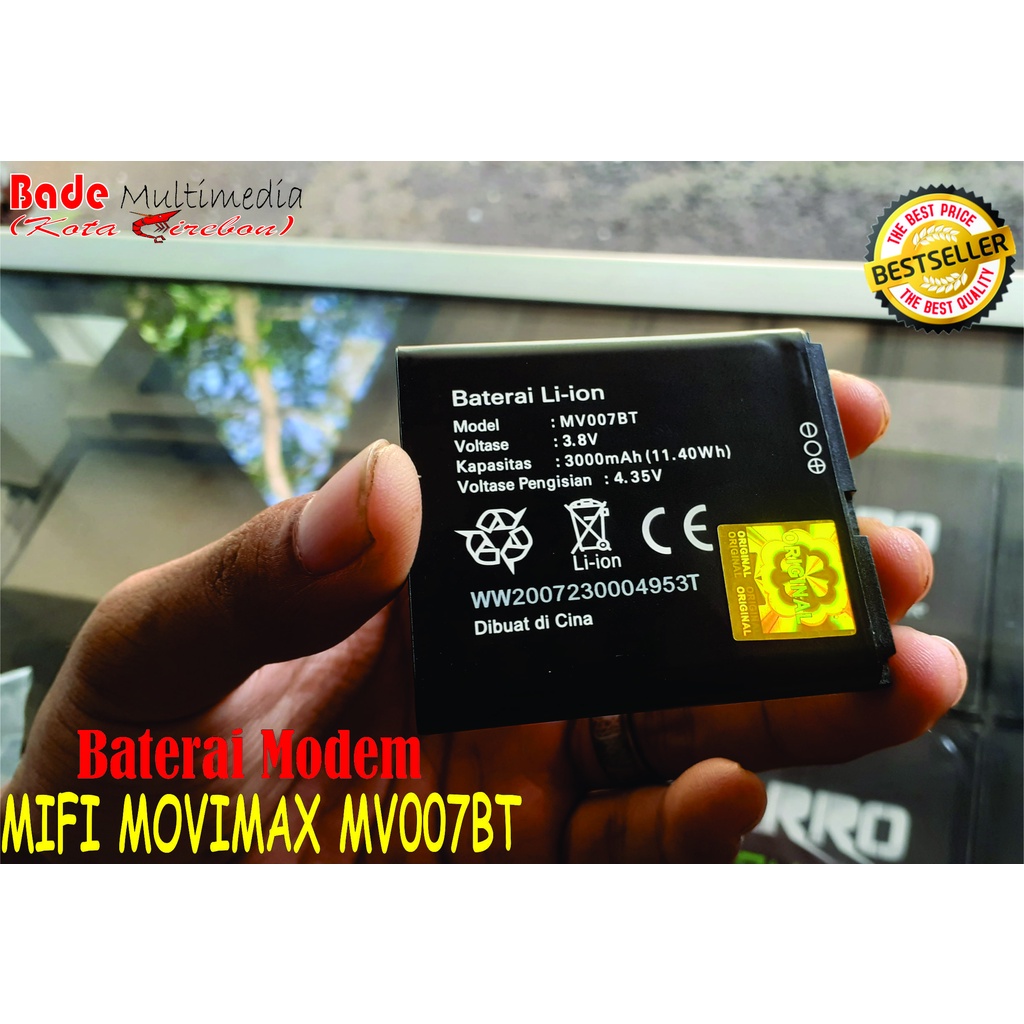 BATERAI MODEM MOVIMAX MV007BT MV007 BATRE 3000MAH Original