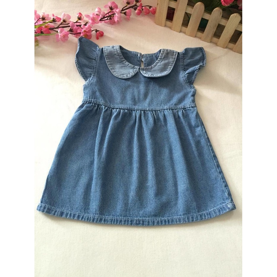 CARVA atasan anak Dress Tulip lova Anak Soft Jeans Premium TERLARIS DAN TERMURAH 1-6 Tahun